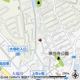 神奈川県横浜市青葉区市ケ尾町1678-201周辺の地図