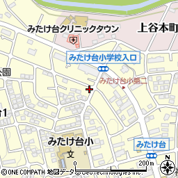神奈川県横浜市青葉区みたけ台19-1周辺の地図