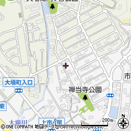 神奈川県横浜市青葉区市ケ尾町1678-118周辺の地図