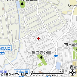 神奈川県横浜市青葉区市ケ尾町1678-64周辺の地図