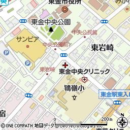 千葉銀行東金支店周辺の地図