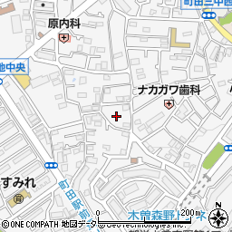 東京都町田市木曽東1丁目40周辺の地図