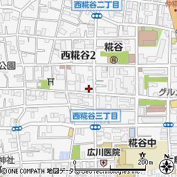 東京都大田区西糀谷2丁目21-10周辺の地図