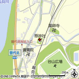 懸神社周辺の地図