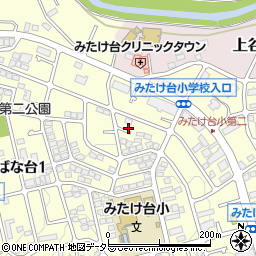 神奈川県横浜市青葉区みたけ台19-49周辺の地図