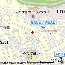 神奈川県横浜市青葉区みたけ台19-10周辺の地図