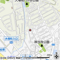 神奈川県横浜市青葉区市ケ尾町1678-126周辺の地図