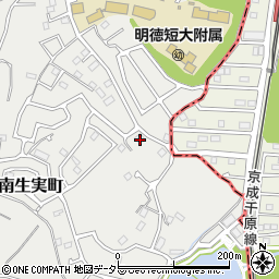 千葉県千葉市中央区南生実町1321-2周辺の地図