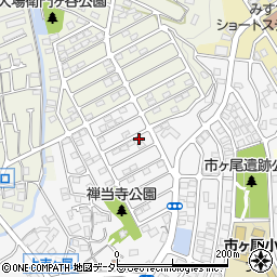 神奈川県横浜市青葉区市ケ尾町1678-114周辺の地図