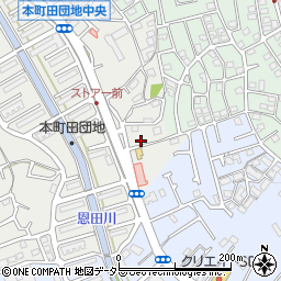 東京都町田市本町田4393-16周辺の地図