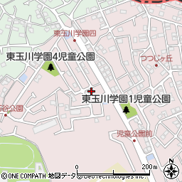 キャッスル玉川学園周辺の地図