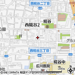 東京都大田区西糀谷2丁目21-12周辺の地図