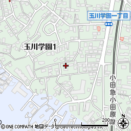 セジュール玉川学園周辺の地図