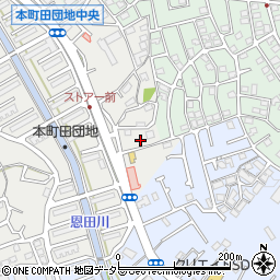 東京都町田市本町田4393-5周辺の地図