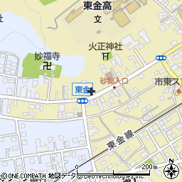 有限会社松坂屋油店　東金給油所周辺の地図