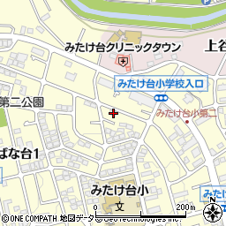 神奈川県横浜市青葉区みたけ台19-7周辺の地図