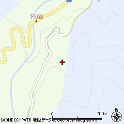 長野県木曽郡南木曽町下り谷周辺の地図