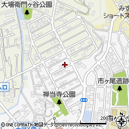 神奈川県横浜市青葉区市ケ尾町1678-110周辺の地図