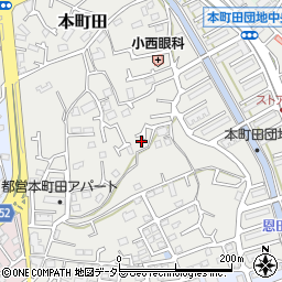 東京都町田市本町田190周辺の地図