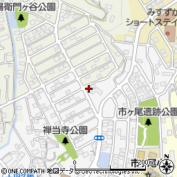 神奈川県横浜市青葉区市ケ尾町1678-164周辺の地図