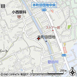 東京都町田市本町田56周辺の地図
