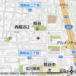 東京都大田区西糀谷2丁目22周辺の地図