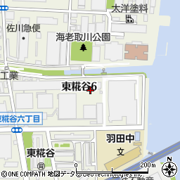 東京都大田区東糀谷6丁目周辺の地図