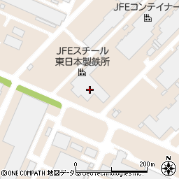 ＪＦＥスチール東日本製鉄所周辺の地図