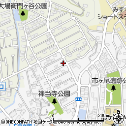 神奈川県横浜市青葉区市ケ尾町1678-112周辺の地図