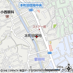 東京都町田市本町田57-1周辺の地図