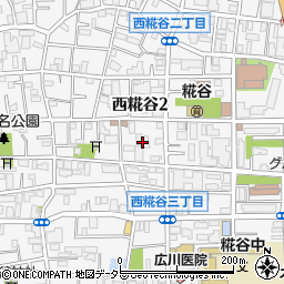 東京都大田区西糀谷2丁目21周辺の地図