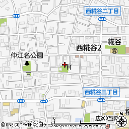 東京都大田区西糀谷2丁目20周辺の地図