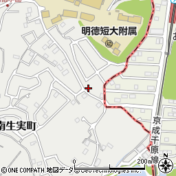 千葉県千葉市中央区南生実町1366-26周辺の地図