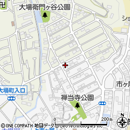 神奈川県横浜市青葉区市ケ尾町1678-95周辺の地図