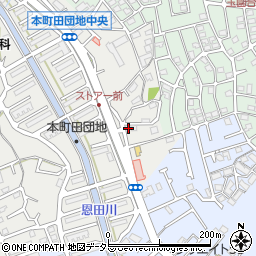 東京都町田市本町田4387周辺の地図