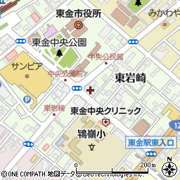 日本亭　東金店周辺の地図