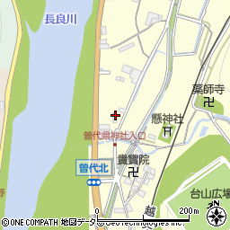 岐阜県美濃市曽代354周辺の地図