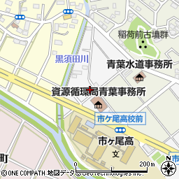 神奈川県横浜市青葉区市ケ尾町2033-1周辺の地図