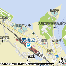 天橋立温泉周辺の地図