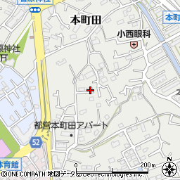 東京都町田市本町田221周辺の地図