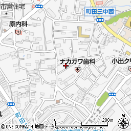 東京都町田市木曽東1丁目30周辺の地図