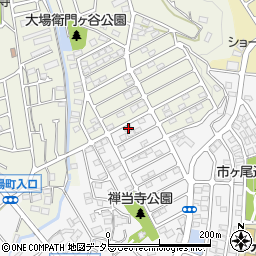 神奈川県横浜市青葉区市ケ尾町1678-93周辺の地図