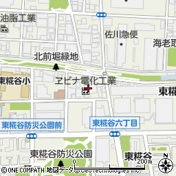 ヱビナ電化工業株式会社　本社羽田工場周辺の地図