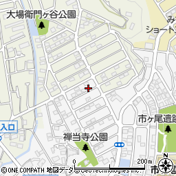 神奈川県横浜市青葉区市ケ尾町1678-100周辺の地図