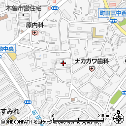 東京都町田市木曽東1丁目41周辺の地図
