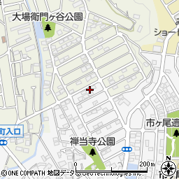 神奈川県横浜市青葉区市ケ尾町1678-92周辺の地図