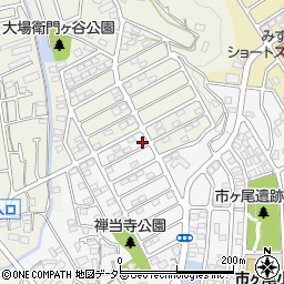 神奈川県横浜市青葉区市ケ尾町1678-101周辺の地図