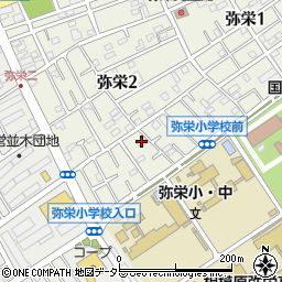 金沢内科周辺の地図