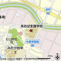 神奈川県立あおば支援学校周辺の地図