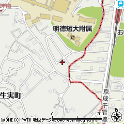 千葉県千葉市中央区南生実町1368-51周辺の地図
